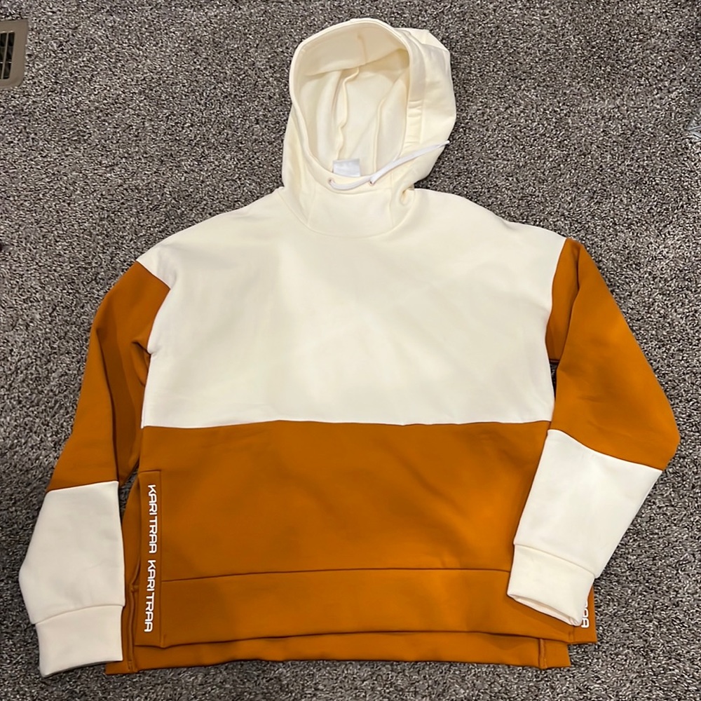 Kari Traa two tone hooded sweatshirt